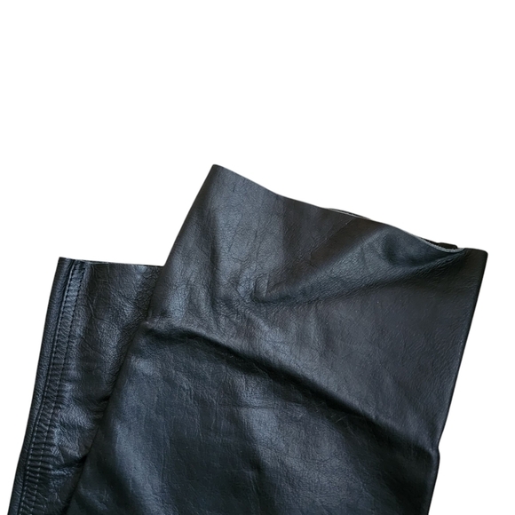 Levi's Lot 53 Black Leather Pants Roswell Collection Rare - Picture 15 of 16